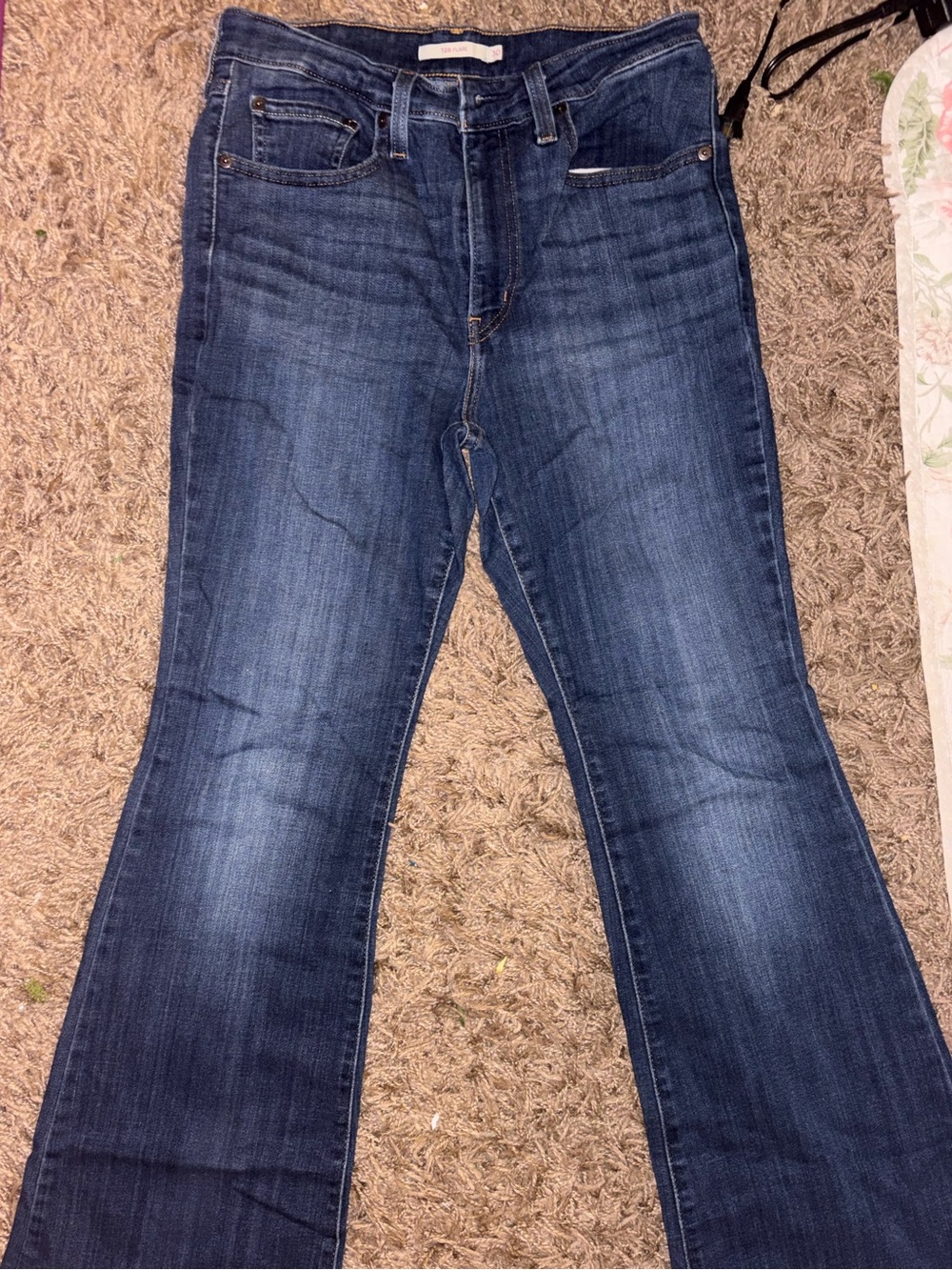 Levi's Women's Dark Indigo Flare Jeans